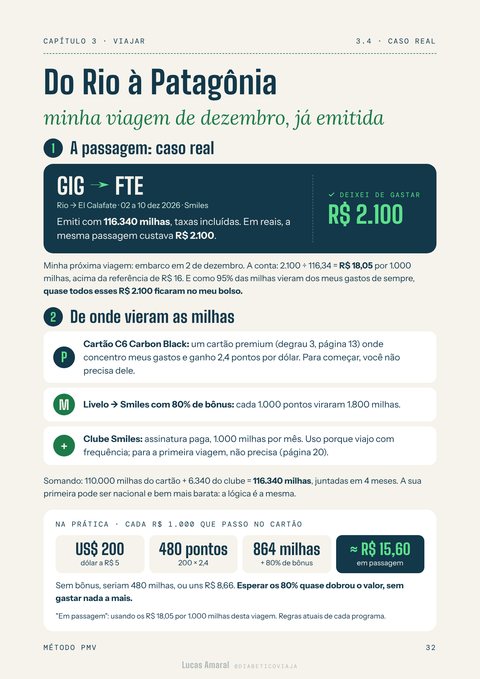 Página 32 do ebook: Caso real: Patagônia